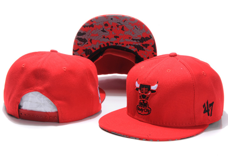 NBA Chicago Bulls 47B Snapback Hat #10